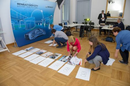 Obrady jury konkursu Renault Easy City Design the Future